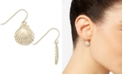 Macy's Shell Drop Earrings in 10k Gold